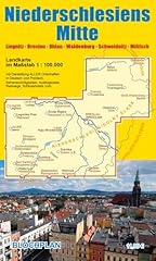 Landkarte niederschlesiens mit gebraucht kaufen  Wird an jeden Ort in Deutschland
