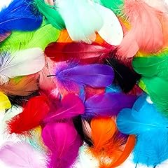 600pcs colorful feathers for sale  Delivered anywhere in USA 