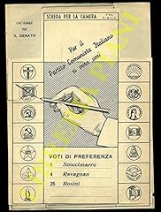Scheda elettorale senato usato  Spedito ovunque in Italia 