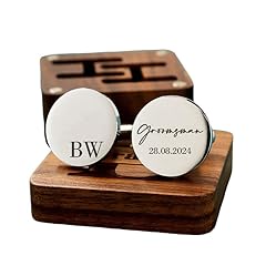 Personalised cufflinks set for sale  Delivered anywhere in UK