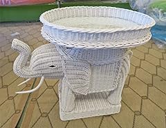 Wicker elephant table for sale  Delivered anywhere in USA 