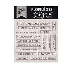 Florilèges design tampons d'occasion  Livré partout en France