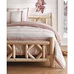 CASTLECREEK Log Bed Frame, Wood Queen Bed Frame with for sale  Delivered anywhere in USA 
