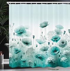 Ambesonne turquoise shower for sale  Delivered anywhere in USA 