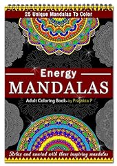 Energy mandalas coloring for sale  Delivered anywhere in USA 