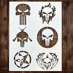 Punisher schablone wiederverwe gebraucht kaufen  Wird an jeden Ort in Deutschland