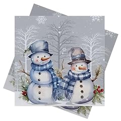 Serviettes noël hiver d'occasion  Livré partout en France