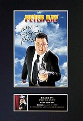 Peter kay signed for sale  Delivered anywhere in UK