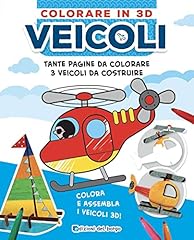 Veicoli. colorare 3d. usato  Spedito ovunque in Italia 