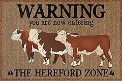 Aoevc warning hereford for sale  Delivered anywhere in UK
