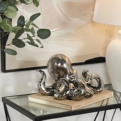 Silver ceramic octopus for sale  Delivered anywhere in USA 