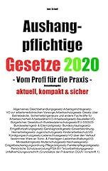 Aushangpflichtige gesetze 2020 gebraucht kaufen  Wird an jeden Ort in Deutschland