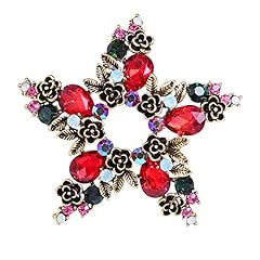 Colours crystal brooch for sale  Delivered anywhere in USA 