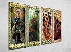 Set alphonse mucha for sale  Delivered anywhere in Ireland