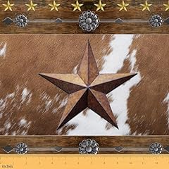 Cowhide texas star for sale  Delivered anywhere in USA 
