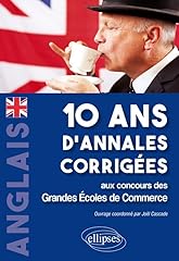 Anglais ans annales d'occasion  Livré partout en France