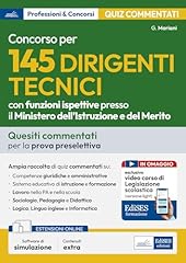 Concorso 145 dirigenti usato  Spedito ovunque in Italia 
