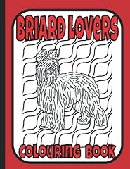 Briard lovers colouring for sale  Delivered anywhere in UK