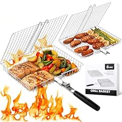 Nesting grill baskets for sale  Delivered anywhere in USA 