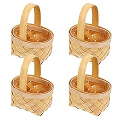 4pcs wicker basket for sale  Delivered anywhere in USA 