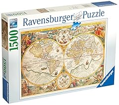 Ravensburger puzzle mappamondo usato  Spedito ovunque in Italia 