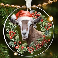Acrylic goat christmas for sale  Delivered anywhere in USA 