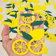 200pcs lemon confetti for sale  Delivered anywhere in UK