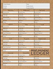 Rent ledger detailed for sale  Delivered anywhere in USA 