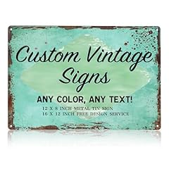 Custom vintage sign for sale  Delivered anywhere in USA 