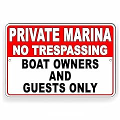 Private marina trespassing for sale  Delivered anywhere in USA 