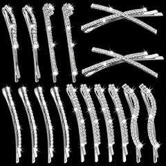 Pieces silver rhinestone for sale  Delivered anywhere in USA 