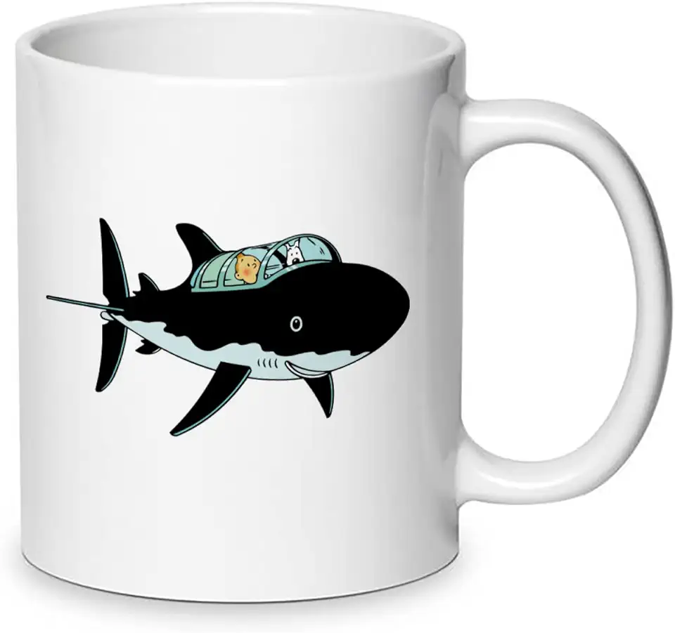 Kuifje Onderzeeër - De avonturen van Kuifje Koffiemok Keramische Thee Cup 330ml tweedehands  
