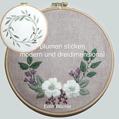 Blumen sticken modern gebraucht kaufen  Wird an jeden Ort in Deutschland