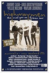 Highwaymen concert poster for sale  Delivered anywhere in USA 