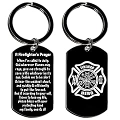 Firefighters prayer keychain for sale  Delivered anywhere in UK