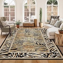 Leopard rug 5x7 for sale  Delivered anywhere in USA 