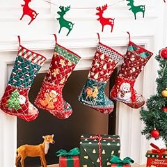 Traditional christmas stocking for sale  Delivered anywhere in UK