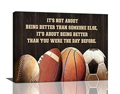 Basketball football wall for sale  Delivered anywhere in USA 
