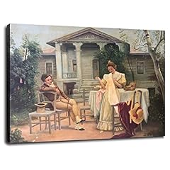 19th Century Antique Original Oil Painting Continential for sale  Delivered anywhere in Canada