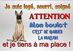 Plaque attention chien d'occasion  Livré partout en France