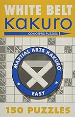 White belt kakuro for sale  Delivered anywhere in UK