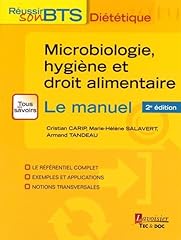 Microbiologie hygiène droit d'occasion  Livré partout en France