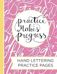 Hand lettering practice for sale  Delivered anywhere in USA 