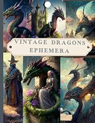 Vintage dragons ephemera for sale  Delivered anywhere in UK