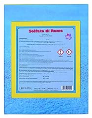Solfato rame kg.1 usato  Spedito ovunque in Italia 