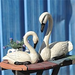 Pcs wooden swan for sale  Delivered anywhere in USA 