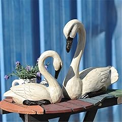 Pcs wooden swan for sale  Delivered anywhere in USA 