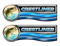 Crestliner sticker set for sale  Delivered anywhere in USA 
