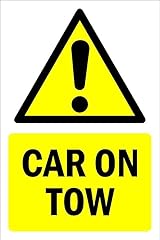 Car tow warning for sale  Delivered anywhere in UK