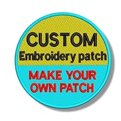Patch ricamate personalizzate usato  Spedito ovunque in Italia 